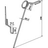 dent de herse Ø5,5mm - Thyregod - 97700290