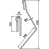 Griffe de semoir Ø9mm - Amazone - 976004