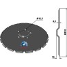 Disque de semoir Ø410x4,5 - Väderstad - 423578 / 423573 / 305580 / 444567 / 451371