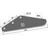 Plaque de support - Strautmann - 60903205