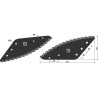 Couteau pour mélangeurs de fourrage - Seko - 244790600