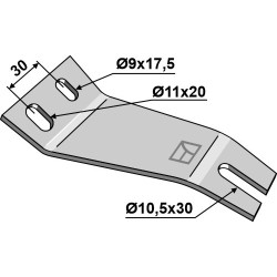 Débourreur - droite - Kemper - 72852