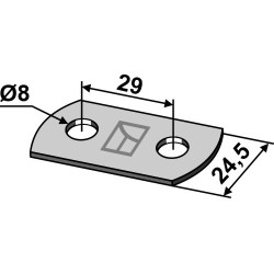 Plaque de raccordement - John Deere - LCA76374