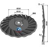 Disque ondulé Ø520x6,5 - gauche - Case IH - 87630573
