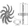 Roue houe - droite - Kongskilde - 200001404