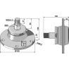 Palier - filet à gauche - Lemken - 55510015 / 5554503