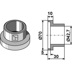 Bague de fixation