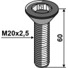 Boulon à six pan creux