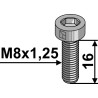 Boulon à 6 pans creux M8 - 8.8 - Amazone - DA534