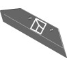 Soc à pointe réversible - 18'' - droite - Överum - 35042 - 41653504209