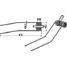 Dent andaineur Ø8,5 - Kuhn - 57502000