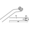 Dent andaineur Ø9 - Pöttinger - 436033
