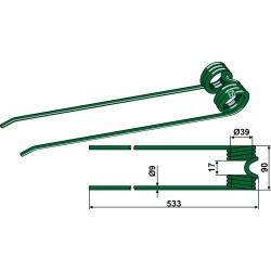 Dent andaineur Ø9 - Stoll - 0621811