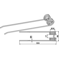 Dent andaineur Ø9 - Stoll - 0699780