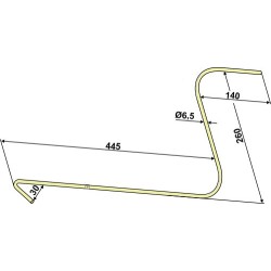 Dent andaineur soleil Ø6,5 - Vicon - 90036133