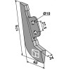 Soc de semoir - Massey Ferguson - 877576M1