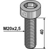 Boulon à 6 pans creux - M20x2,5 - 10.9 - Celli - 422002