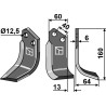 Couteau 160x60mm, droit - Badalini - 5802 R
