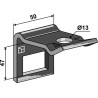 Bride de fixation pour dent 32x12
