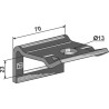 Bride de fixation pour dent 45x12 - Kongskilde - 101000701
