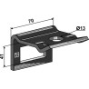 Bride de fixation pour dent 40x12