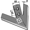 Soc triangulaire 245mm - Maschio / Gaspardo - F20120082R