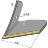 Aileron de rechange - Carbure - gauche - Köckerling - 932216