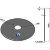 Coutre pour charrue Ø460x5 - Niaux -  