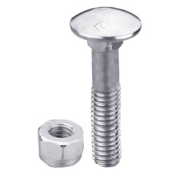 Boulon M8x1,25x65 galvanisé avec écrou