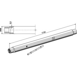 Tube M30x3,5