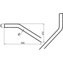 Dent andaineur Ø6 - Kuhn - 57502800