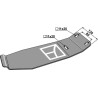 Patin de faucheuse - John Deere - CC26700