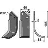 Couteau 185x60mm, droit - Perugini