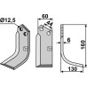 Couteau 160x60mm, droit - Carraro S.p.A.