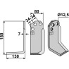 Couteau 180x80mm, gauche - Carraro S.p.A.