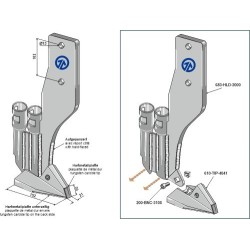 Soc de semoir - Bourgault