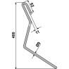 Griffe de semoir Ø9mm, droit - Lemken - 3537022