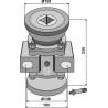 Palier compl. pour arbre carré 40x40 - Bugnot