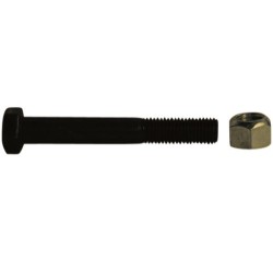 Boulon à tête hexagonale M20x2,5x140 avec écrou à freinage interne - Tünnißen & Stocks - 11668