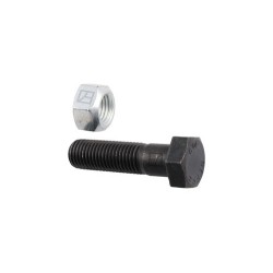 Boulon à tête hexagonale M16x2x60 avec écrou à freinage interne - Ferri