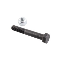 Boulon à tête hexagonale M12x1,75x80 avec écrou à freinage interne - Agrotec