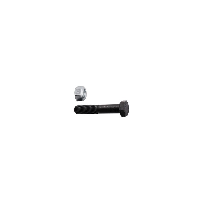 Boulon à tête hexagonale M12x1,75x65 avec écrou à freinage interne - Turner