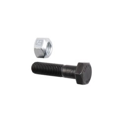 Boulon à tête hexagonale M12x1,75x50  avec écrou à freinage interne - Bruni