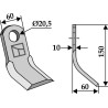 Couteau-Y 150x60mm - Maschio / Gaspardo - MTB