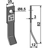 Couteau-Y 82x20mm - Husqvarna - 535 41 50-63