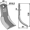 Couteau-Y 130x40mm - Kuhn - J1781000 / 6060000