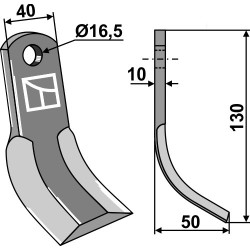 Couteau-Y 135x40mm - Maletti - MA7800080