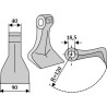 Marteau Broyeur 90x40mm - Lagarde