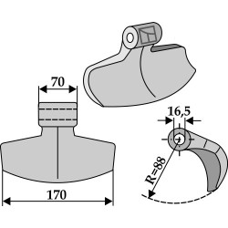 Marteau broyeur 170x70mm - Tünnißen & Stocks