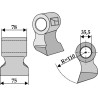 Marteau broyeur 75x78mm - Seppi